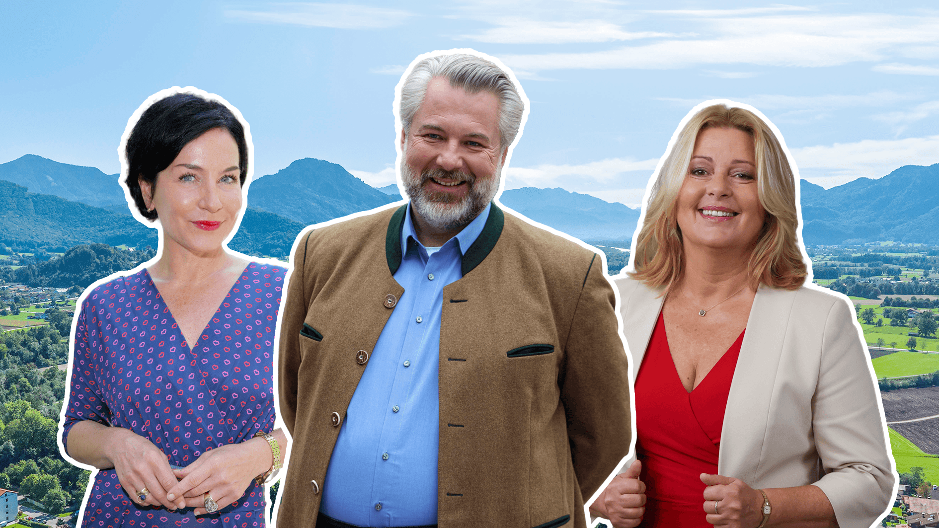 Neue Staffel, neue Gesichter: Sie sind bei den neuen Folgen "Die Rosenheim- Cops" dabei